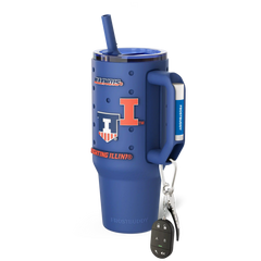 Thicc Buddy 40oz | Illinois Fighting Illini | Skin + Budz Bundle